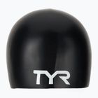 Cască de înot pentru copii  TYR Wrinkle-Free Silicone black