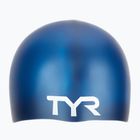 Cască de înot pentru copii  TYR Wrinkle-Free Silicone navy