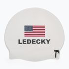 Cască de înot TYR Ledecky Silicone white