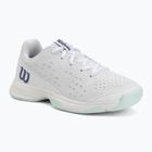 Încălțăminte de tenis pentru copii Wilson Rush Pro Ace L Jr white/bay/skip blue