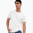Tricou pentru bărbați GAP Micro Logo Crew Neck Tee white global