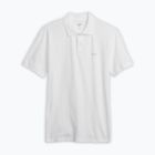 Tricou polo pentru bărbați GAP Logo Pique optic white