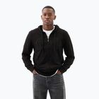 Hanorac pentru bărbați GAP Heritage French Terry Fullzip Logo true black