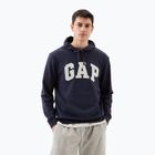 Hanorac pentru bărbați GAP Heritage French Terry Logo blue navy