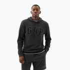 Hanorac pentru bărbați GAP Heritage French Terry Logo charcoal heather