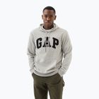 Hanorac pentru bărbați GAP Heritage French Terry Logo light heather grey