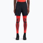Pantaloni scurți de antrenament pentru bărbați Reebok Athlete Speed black/energy red