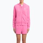 Bluză pentru femei Reebok Small Logo French Terry FZ true pink