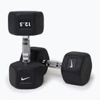 Gantera cauciucată Nike Strength Hex Dumbbell 12,5 kg black/white