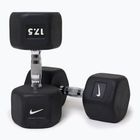 Gantera cauciucată Nike Strength Hex Dumbbell 17,5 kg black/white