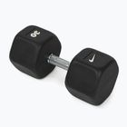 Gantera cauciucată Nike Strength Hex Dumbbell 30 kg black/white