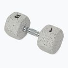 Gantera cauciucată Nike Strength Grind Hex Dumbbell 15 kg wolf grey