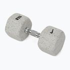 Gantera cauciucată Nike Strength Grind Hex Dumbbell 17,5 kg wolf grey