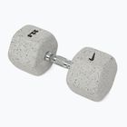 Gantera cauciucată Nike Strength Grind Hex Dumbbell 22,5 kg wolf grey