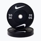 Greutate bumper Nike Strength Rubber Bumper Plates 20 kg black/white