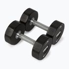 Gantere Nike Strength Pro Urethane Dumbbell 2 x 10 kg black/white