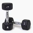 Gantere Nike Strength Hex Dumbbell 2 x 4 kg black/white