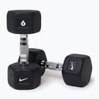 Gantere Nike Strength Hex Dumbbell 2 x 6 kg black/white