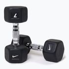 Gantere Nike Strength Hex Dumbbell 2 x 7 kg black/white