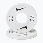 Greutate Nike Strength Change Plates 2 x 0,5 kg white/black
