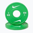 Greutate Nike Strength Change Plates 2 x 1 kg green/white