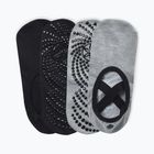Șosete Gaiam Grippy Yoga 2 pack grey/black