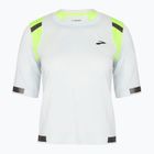 Tricou de alergare pentru femei Brooks Carbonite icy grey/nightlife jacquard