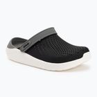 Papuci Crocs LiteRide Clog black/smoke
