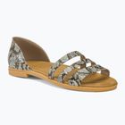 Sandale pentru femei Crocs Tulum Open Flat mushroom/stucco