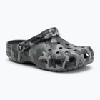 Papuci Crocs Classic Printed Camo Clog slate grey/multi