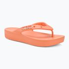 Șlapi de papaya Crocs Classic Platform papaya pentru femei