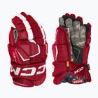 Mănuși de hochei CCM Tacks AS-V SR red/white