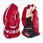 Mănuși de hochei CCM JetSpeed FT6 Pro SR red/white