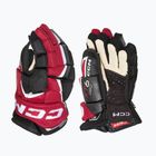 Mănuși de hochei pentru copii CCM JetSpeed FT6 Pro JR black/red/white