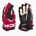 Mănuși de hochei CCM JetSpeed FT680 SR black/red/white