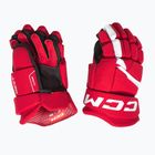 Mănuși de hochei pentru copii CCM Next YTH red/white