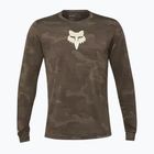 Bărbați ciclism longleeve Fox Racing Ranger Tru Dri murdărie maro