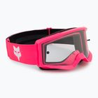 Ochelari de ciclism pentru copii Fox Racing Main Core Jr pink/clear