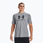 Tricou de antrenament pentru bărbați Under Armour UA Sportstyle Logo SS gri 1329590