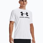 Under Armour Sportstyle Logo SS tricou de antrenament pentru bărbați alb 1329590