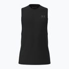 Tricou de antrenament bărbați Under Armour Left Chest Cut Off Tank black/black