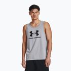 Bărbați Under Armour Sportstyle Logo Tank tricou de antrenament gri 1329589