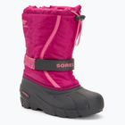 Ghete junior Sorel Flurry Dtv deep blush/tropic pink