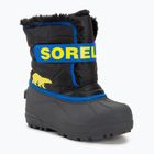 Ghete junior Sorel Snow Commander black/super blue