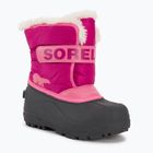 Ghete junior Sorel Snow Commander tropic pink/deep blush