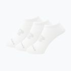 New Balance Flat Knit Flat Knit No Show șosete 3 perechi alb