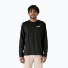 Longsleeve de trekking pentru bărbați Patagonia P-6 Logo Responsibili black
