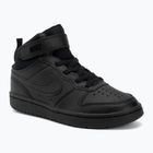 Încălțăminte pentru copii Nike Court Borough Mid 2 black/black/black