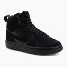Încălțăminte pentru copii Nike Court Borough Mid 2 black/black/black