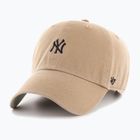 Șapcă 47 Brand MLB New York Yankees Base Runner CLEAN UP khaki